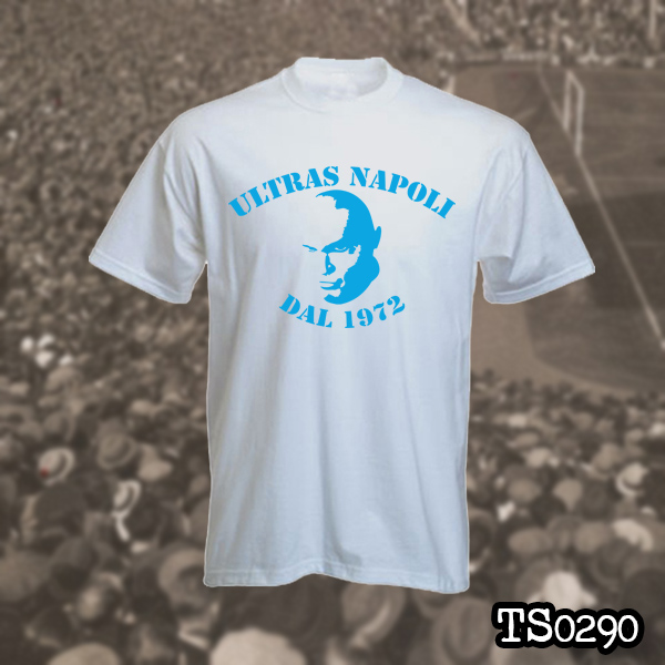 T-shirt Ultras Napoli - Design Exclusif Par L'artiste PK29 - Imprimé En France - Couleur Noir