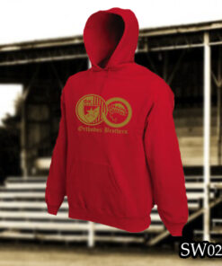 Alternative view of OLYMPIACOS RED STAR- HOODIE ORTHODOX BROTHERS