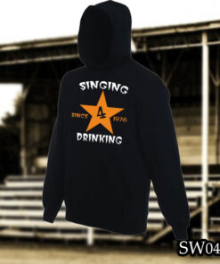 PAOK THESSALONIKI HOODIE - GATE 4 HOOLIGANS - SINGING DRINKING