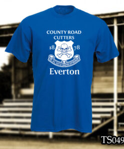 EVERTON HOOLIGANS- COUNTY ROAD CUTTERS T-SHIRT