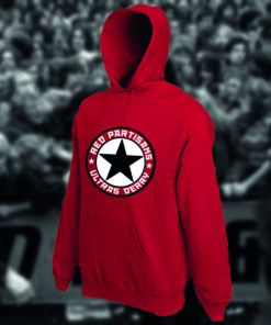 DERRY CITY HOODIE - RED PARTISANS