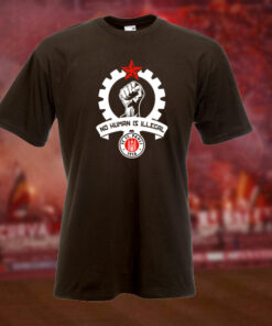 ST. PAULI NO HUMAN IS ILLEGAL T-SHIRT